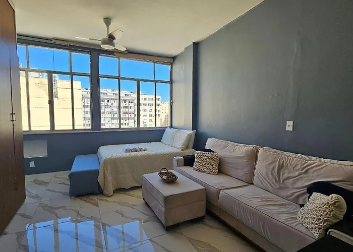 Suite Azul Copacabana | 10 Minutos Da Praia